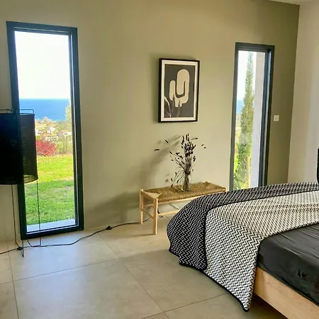 Villa Med Havudsigt Pa Korsikas Ostkyst 펜션 Poggio Mezzana